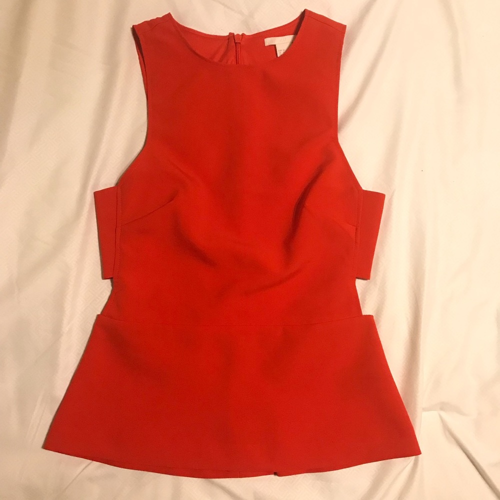 H&M Red Sleeveless Top